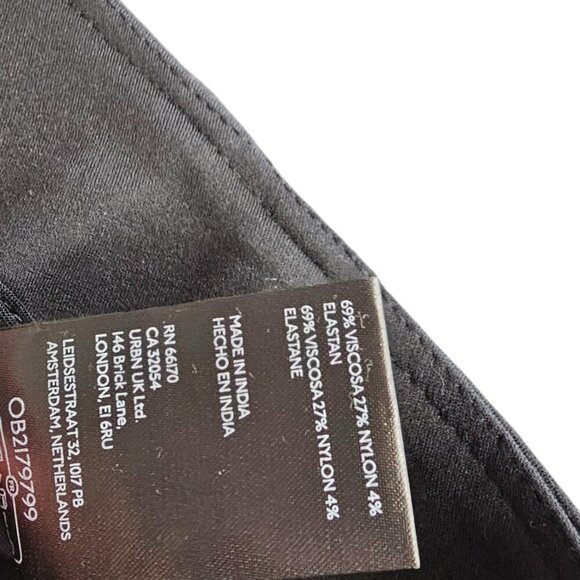 Anthropologie Maeve The Colette Bow Embellished Crop Wide-Leg Pants, Black, 33 - Picture 10 of 12